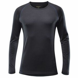 Devold BREEZE MAN SHIRT Pánské termo triko, černá, velikost