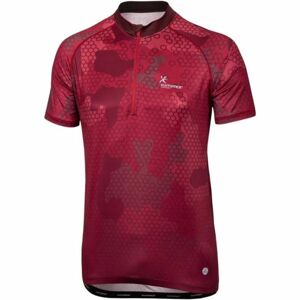 Klimatex RIKI Pánský cyklistický dres se sublimačním potiskem, vínová, velikost XXL