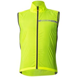 Castelli SQUADRA VEST Pánská vesta na kolo, reflexní neon, velikost XXXL