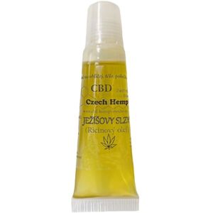 CBD konopí Meclov CBD RICINOVÝ OLEJ JEŽÍŠOVY SLZY 10 ML CBD Ricinový kosmetický olej, dummy, velikost