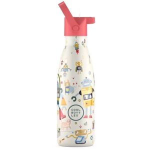 COOL BOTTLES KIDS MESSY ROBOTS 350 ML Dětská láhev, mix, velikost