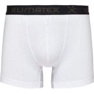 Klimatex RUNE Pánské funkční boxerky, bílá, velikost