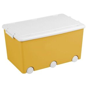 TEGA TOY BOX Box na hračky, žlutá, velikost