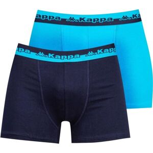 Kappa LOGO ZENBO 2 PACK Pánské boxerky, tmavě modrá, velikost