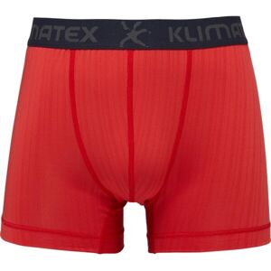 Klimatex RUNE Pánské funkční boxerky, červená, velikost