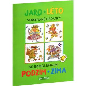 ELLA & MAX JARO, LÉTO, PODZIM, ZIMA Kniha samolepek a hádanek, mix, velikost
