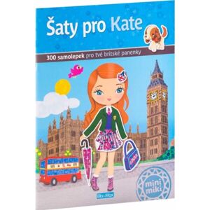 ELLA & MAX ŠATY PRO KATE Kniha samolepek, mix, velikost