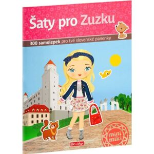 ELLA & MAX ŠATY PRO ZUZKU Kniha samolepek, mix, velikost