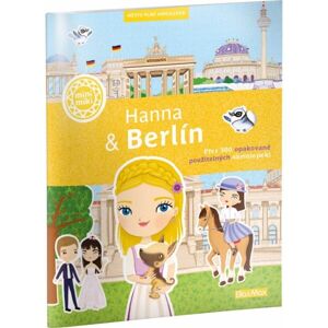 ELLA & MAX HANNA & BERLÍN Město plné samolepek, mix, velikost