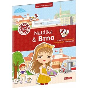 ELLA & MAX NATÁLKA & BRNO Město plné samolepek, mix, velikost