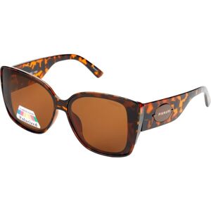 Finmark POLARIZED SUNGLASSES Sluneční brýle s polarizačními čočkami, hnědá, velikost