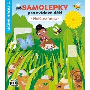 JIRI MODELS MALÁ ZVÍŘÁTKA Samolepková knížka, mix, velikost