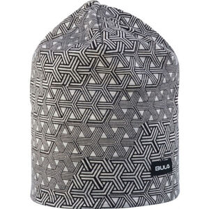 Bula GEO PRINTED WOOL BEANIE Čepice, černá, velikost