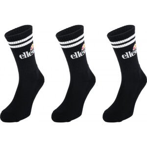 ELLESSE PULLO 3PK Ponožky, černá, velikost