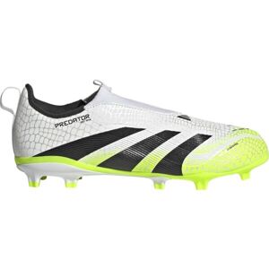 adidas PREDATOR LEAGUE LL FG/MG J Dětské kopačky, bílá, velikost 36 2/3
