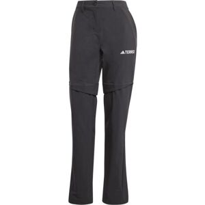 adidas W MT ZIP OFF P Dámské outdoorové kalhoty, černá, velikost