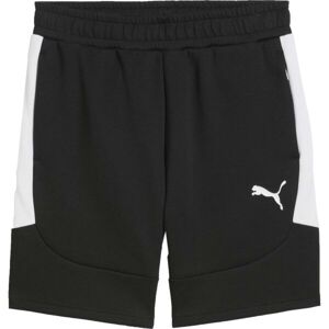Puma TEAMEVOSTRIPE SHORTS Pánské šortky, černá, velikost