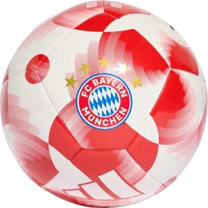 adidas FC BAYERN CLUB HOME Fotbalový míč, bílá, velikost