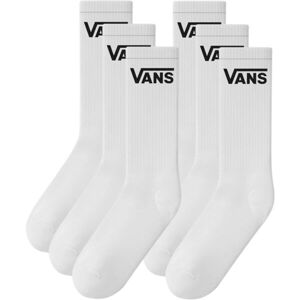 Vans CLASSIC CREW Unisex ponožky, bílá, velikost