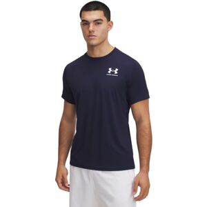 Under Armour HEATGEAR FITTED Pánské triko, tmavě modrá, velikost
