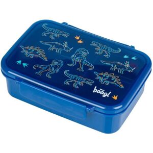 BAAGL DINO Box na svačinu s přihrádkami, modrá, velikost