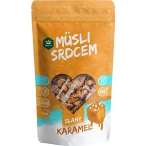 TOPNATUR MÜSLI SRDCEM SLANÝ KARAMEL 350 G Bezlepkové müsli, , velikost