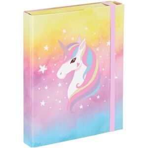 BAAGL RAINBOW UNICORN Desky na školní sešity A5, mix, velikost