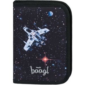 BAAGL PIXEL SPACE Školní penál, černá, velikost