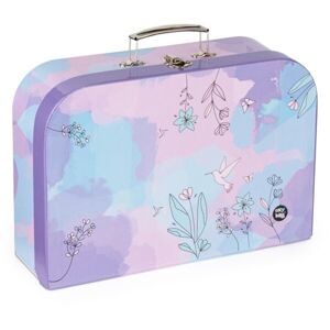 Oxybag 34 CM HUMMINGBIRD Výtvarný kufřík, fialová, velikost