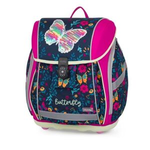 Oxybag BUTTERFLY 2 Školní batoh, tmavě modrá, velikost