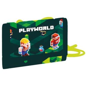Oxybag PLAYWORLD Dětská peněženka, tmavě zelená, velikost