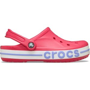 Crocs BAYABAND CLOG Dámské pantofle, červená, velikost 39/40