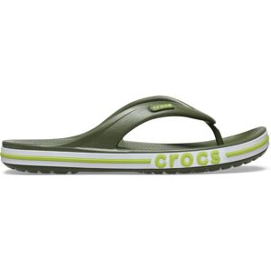 Crocs BAYABAND FLIP Unisex žabky, khaki, velikost 45/46