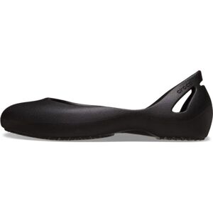 Crocs KADEE FLAT Dámské baleríny, černá, velikost 38/39