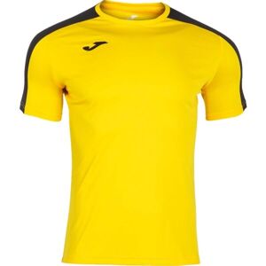 Joma ACADEMY T-SHIRT M/C Pánské sportovní triko, žlutá, velikost XXL